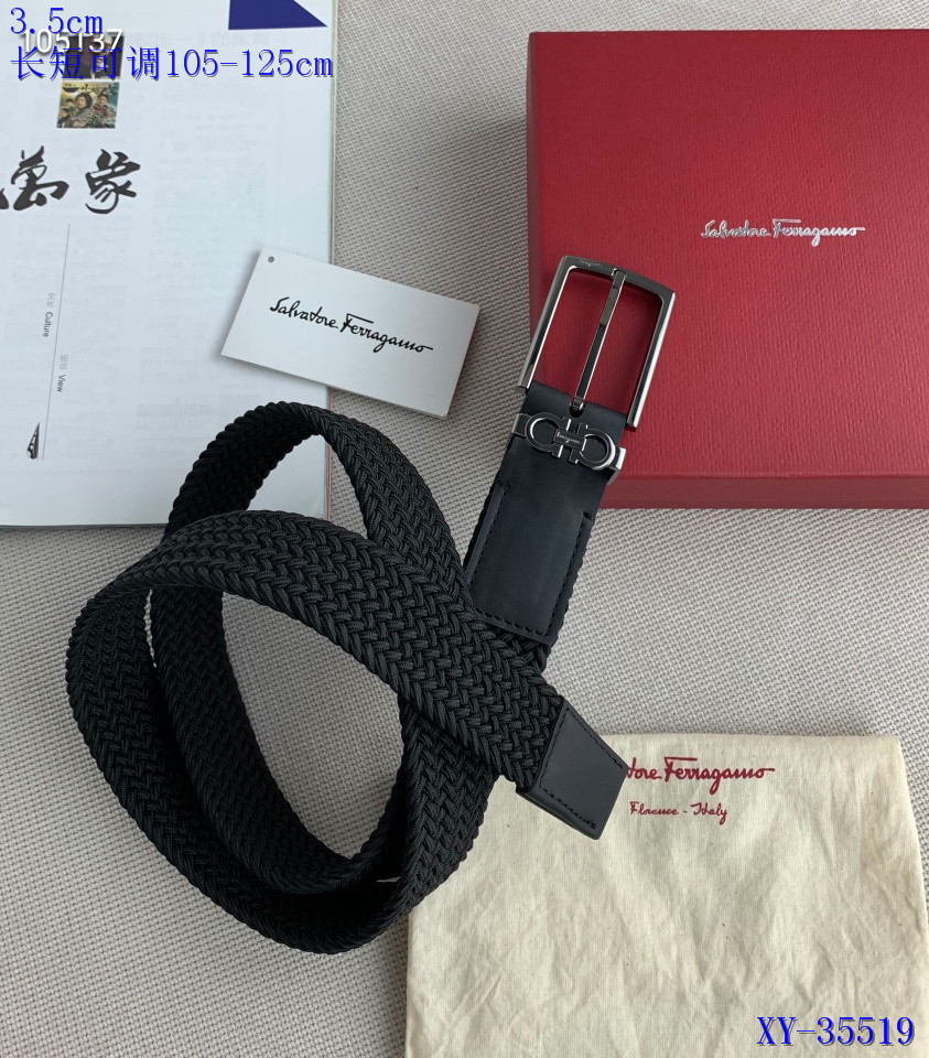 Ferragamo Belts 3.5 cm Width 017
